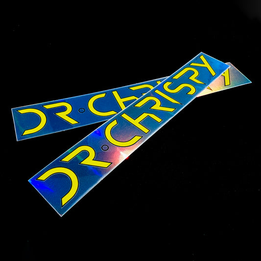 Dr Chrispy Holographic Sticker (1)