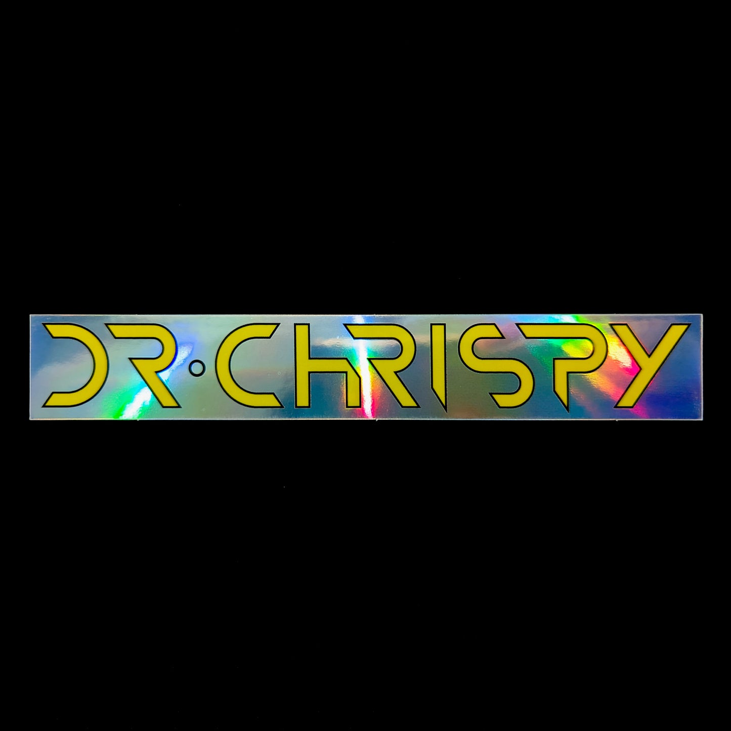 Dr Chrispy Holographic Sticker (1)